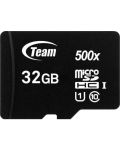 Карта памет Team Group - 32GB, microSDHC, Class10 + адаптер - 1t