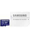 Карта памет Samsung - PRO Plus, 512GB, microSDXC + адаптер - 2t