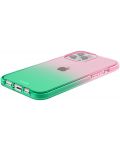 Калъф Holdit - SeeThru, iPhone 13 Pro Max, Grass green/Bright Pink - 3t