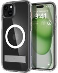 Калъф Spigen - Ultra Hybrid S, iPhone 15 Plus, Crystal Clear - 3t