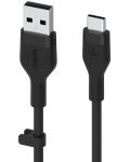 Кабел Belkin - Boost Charge, USB-A/USB-C, 1 m, черен - 1t