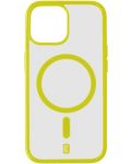 Калъф Cellularline - Pop Mag, iPhone 15, зелен - 1t