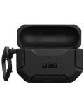 Калъф за слушалки UAG - Scout, AirPods Pro 2, черен - 8t