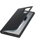 Калъф Samsung - S-View Case, Galaxy S24 Ultra, черен - 3t