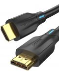 Кабел Vention -  AANBF, HDMI/HDMI, 8K Dolby Vision HDR, 1 m, черен - 2t