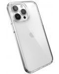 Калъф Speck - Presidio Perfect Clear, iPhone 15 Pro, прозрачен - 2t