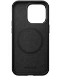 Калъф Nomad - Modern Leather MagSafe, iPhone 14 Pro, черен - 3t