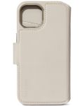 Калъф Decoded - Leather Detachable Wallet MagSafe, iPhone 15, бежов - 2t