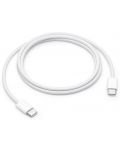 Кабел Apple - MQKJ3ZM/A, USB-C/USB-C, 1 m, бял - 1t