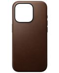 Калъф Nomad - Modern Leather, iPhone 15 Pro, кафяв - 1t