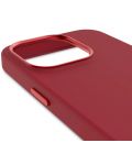 Калъф Decoded - AntiMicrobial Silicone, iPhone 15, червен - 2t