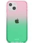 Калъф Holdit - SeeThru, iPhone 13, Grass green/Bright Pink - 1t