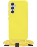 Калъф Techsuit - Crossbody Lanyard, Galaxy A54, жълт - 1t