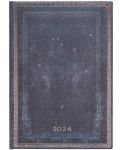 Календар-бележник Paperblanks Inkblot - Хоризонтален, 13 х 18 cm, 80 листа, 2024 - 1t