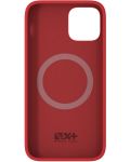 Калъф Next One - Silicon MagSafe, iPhone 12/12 Pro, червен - 2t