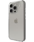 Калъф Zagg -  Crystal Palace, iPhone 15 Pro, прозрачен - 3t