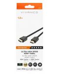 Кабел Vivanco - 45550, HDMI/HDMI, 1m, черен - 2t