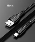 Кабел USAMS - U38, USB-A/USB-C, 1 m, черен - 5t