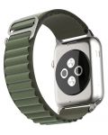 Каишка Techsuit - W037 Nylon, Apple Watch, 42/44/45/49 mm, зелена - 3t