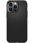 Калъф Spigen - Liquid Air, iPhone 14 Pro Max, черен - 2t