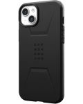 Калъф UAG - Civilian MagSafe, iPhone 15 Plus, черен - 6t