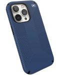 Калъф Speck - Presidio 2 Grip MagSafe, iPhone 14 Pro, син - 2t