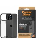 Калъф PanzerGlass - ClearCase D3O, iPhone 15 Pro Max, черен - 1t