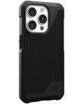 Калъф UAG - Metropolis LT Kevlar MagSafe, iPhone 15 Pro, черен - 3t