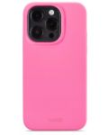 Калъф Holdit - Silicone, iPhone 14 Pro Max, розов - 1t