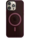 Калъф Next One - Claret Mist Shield MagSafe, iPhone 15 Pro Мах, червен - 1t