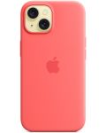 Калъф Apple - Silicone MagSafe, iPhone 15, Guava - 5t