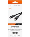 Кабел Vivanco - 45520, DisplayPort/DisplayPort, 1m, черен - 2t