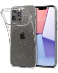 Калъф Spigen - Liquid Crystal Glitter, iPhone 13 Pro, Crystal Quartz - 4t