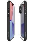 Калъф Spigen - Crystal Hybrid Matte, iPhone 15 Pro Max, черен - 4t