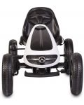 Картинг кола Mercedes - Mercedes-Benz Go Kart, EVA, бяла - 3t