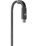 Кабел Cellularline - Tetra Force, USB-A/USB-C, 1.2 m, черен - 2t