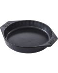 Керамична чиния за печене Weber - 33.53 х 27.94 х 5.84 cm, черна - 1t