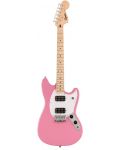 Електрическа китара Fender - Squier Sonic Mustang, Flash Pink - 1t