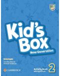 Kid's Box New Generation Level 2 Activity Book with Digital Pack British English / Английски език - ниво 2: Учебна тетрадка с код - 1t