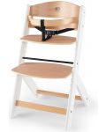 Столче за хранене KinderKraft - Enock, дървено/бели крака - 2t