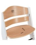 Столче за хранене KinderKraft - Enock, дървено/бели крака - 10t
