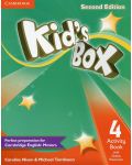 Kid's Box 2nd Edition Level 4 Activity Book with Online Resources / Английски език - ниво 4: Учебна тетрадка с онлайн материали - 1t