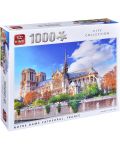 Пъзел King от 1000 части - Катедралата Нотър Дам, Париж - 1t
