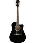 Електро-акустична китара Fender - FA-125CE, черна - 1t
