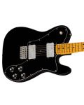 Електрическа китара Fender - Am Vintage II 1975 Telecaster Deluxe, черна - 2t