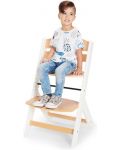 Столче за хранене KinderKraft - Enock, бяло, с възглавница - 9t