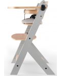 Столче за хранене KinderKraft - Enock, сиво, с възглавница - 5t