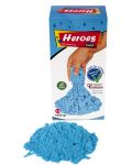 Кинетичен пясък в кутия Heroes - Син цвят, 1000 g - 2t