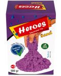 Кинетичен пясък в кyтия Heroes - Лилав цвят, 500 g - 1t