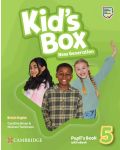 Kid's Box New Generation Level 5 Pupil's Book with eBook British English / Английски език - ниво 5: Учебник с код - 1t